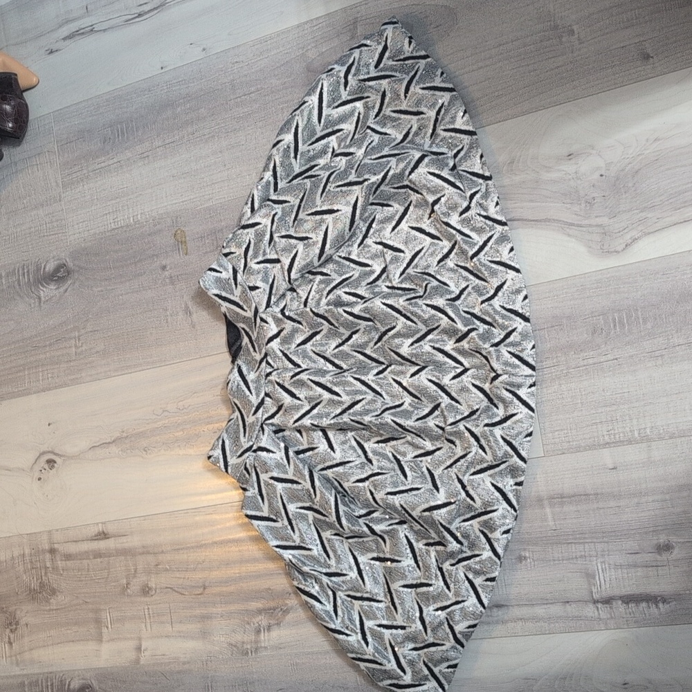 Space Style Concept Black and Gray Couture Skirt